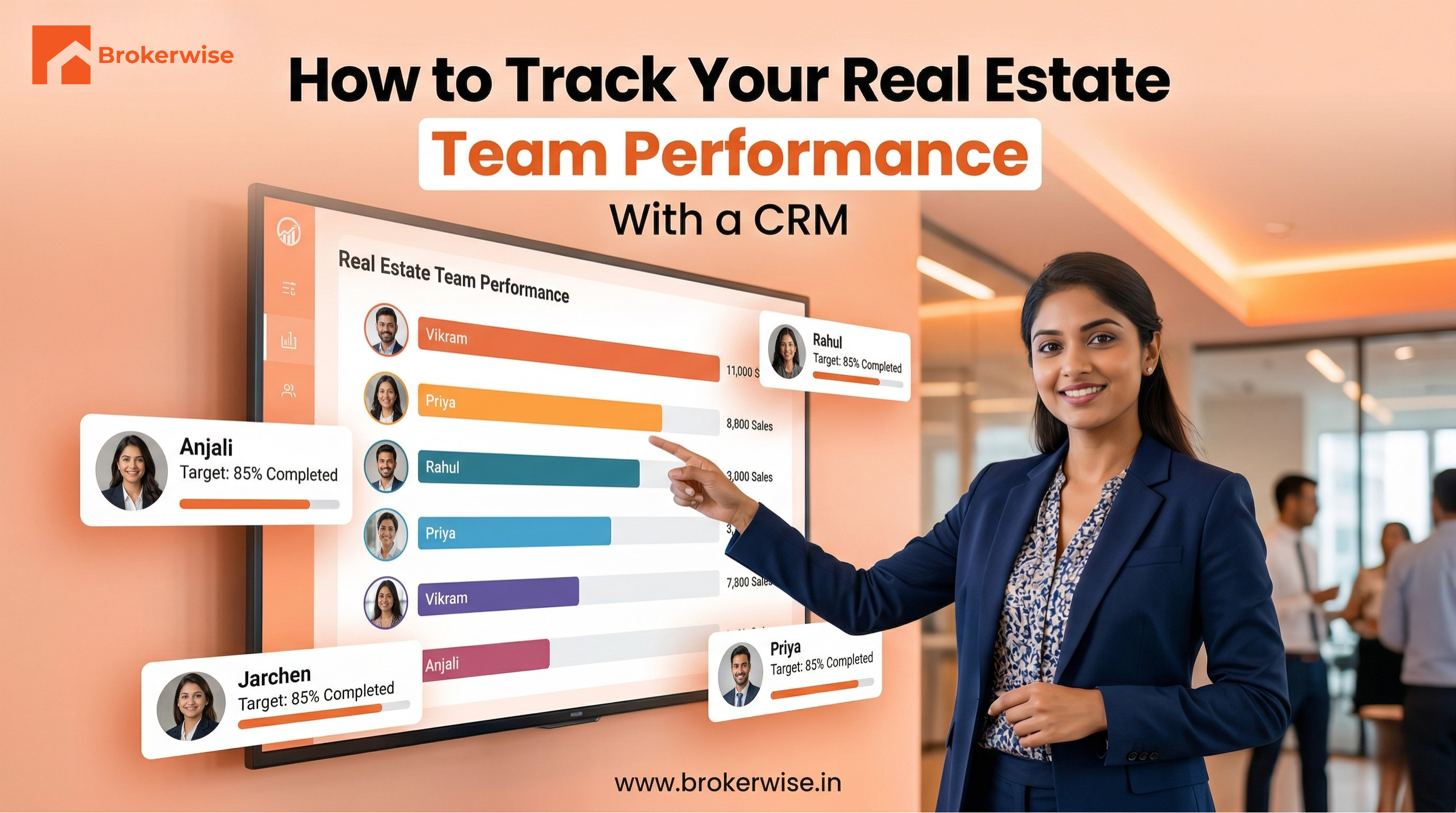 How to Track Your Real Estate Team Performance with a CRM
